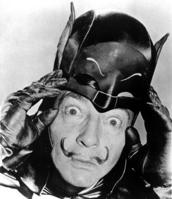 nevver:  “I’m Batman”, Happy Birthday Salvador Dali