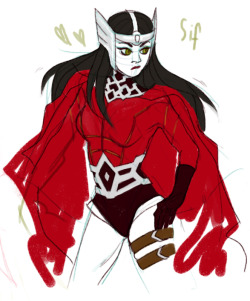 pinkmilkbutt:  quick doodle of sif, shes