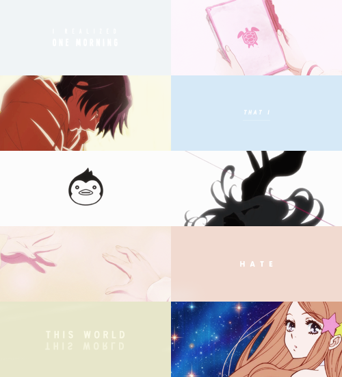 momsredhair:favourite animes of 2012 ○ MAWARU PENGUINDRUM (2011)As it turns out, living was a punish