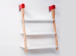 inspirezme:  Axe bookshelf by Max Kuwertz and Yanik Balzer [via: ignant] 