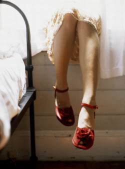 red shoes