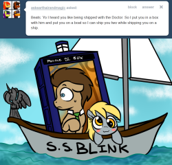 lovestruck-derpy:  Yay ships!  D'awww! X3