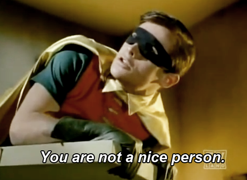 catseatyourfacespoopily:  Wow, that was one sick burn Robin. 