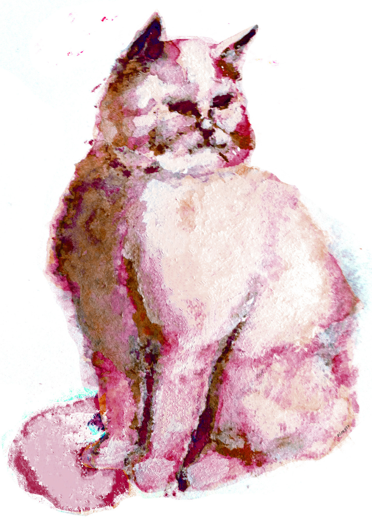 bgarbee:
“ king cat. watercolors/multimedia.
brendan garbee
”