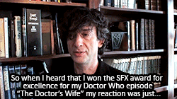 calvinshobbes:Neil Gaiman’s acceptance speech for his SFX award (x)