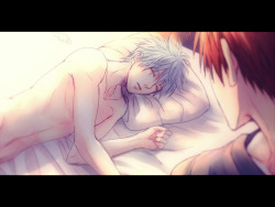 Kuro-Quis:  174Q　If, Kuroko Was Sleeping In Kagami’s Bed…  By Kuro(¦3っ)∋