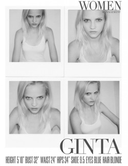 itschanelbitches:  Ginta Lapina 