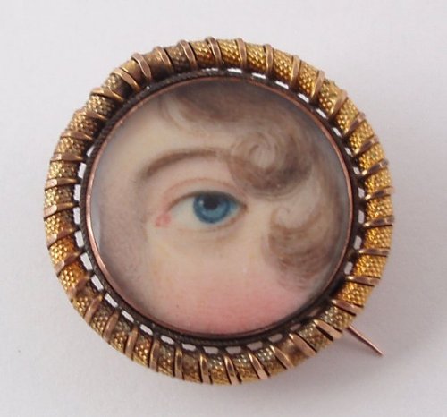 arpeggia:Georgian Eye Jewelry, c.1790-1820“Eye miniatures came into fashion at the end of the 18th c