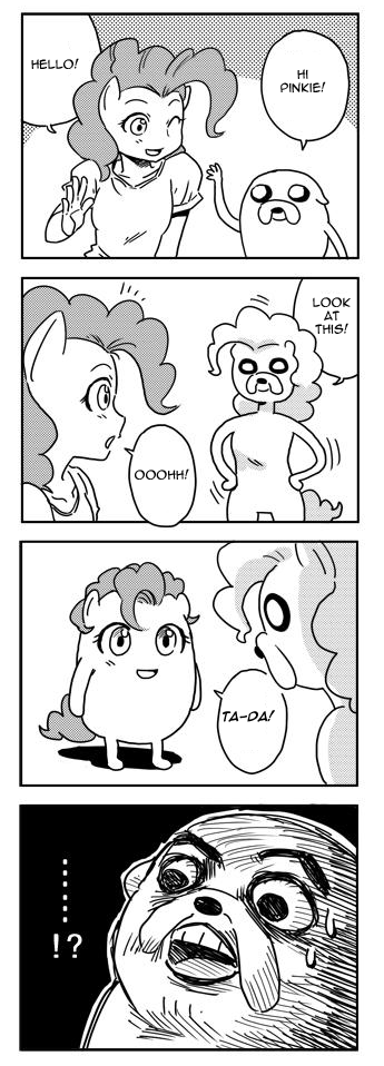 ponyairdrawlines:  drawfornothing:  Don’t try to impress pinkie  Wut???