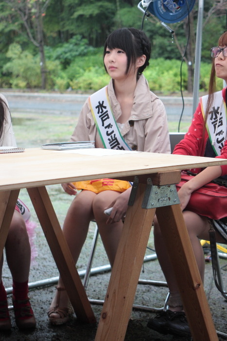 水戸ご当地アイドル(仮)　かほっほ、さゆみん、ほなみ、りーりん 2012.10.7　32CAMP SOUND&amp;CINEMA&amp;TALK SESSION