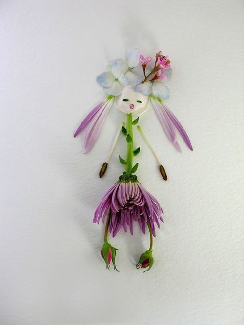    Elsa Mora creates characters using natural elements like flowers, twigs, and grass. Inspired by her son, Elsa combined all of her “blossom buddies" into a book that is now available through Amazon and several bookstores. (x)   