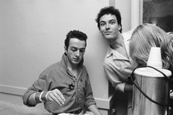 tamburina:  Joe Strummer and Jello Biafra