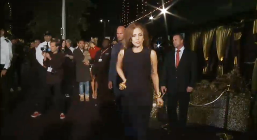 ladyxgaga:  Gaga arriving at Harrod’s in London for the launch of her perfume. 