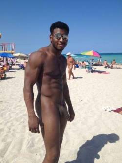 hungblkmaster76:  On the beach, working out,