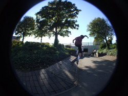 eddie got his fish eye out