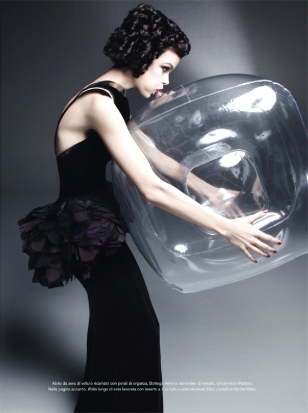 billidollarbaby:  Meghan Collison for Vogue Italia October 2012 in “Blow Up”