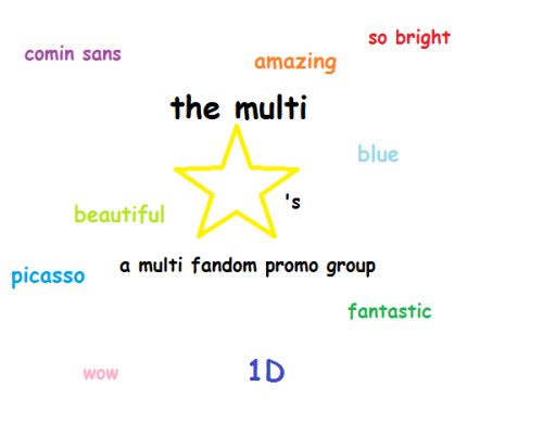 zarrycat:MULTISTARS PROMO GROUP!How to be a star:Must be following meReblog thisThat’s allWhat stars