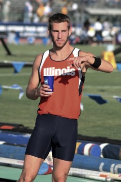 collegecocks:  Andrew Zollner - No wonder he’s a champion pole vaulter! 