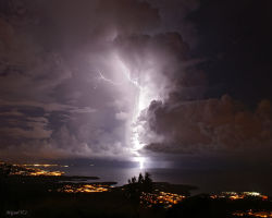 opticoverload:  Awesome Thunderstorm In Martinique