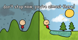 chibird:  Keep fighting! Good times are just over the hill, and I know you can make it. ^^ 