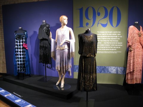 Another grouping of early 20s dresses from the show Fashionable Art.