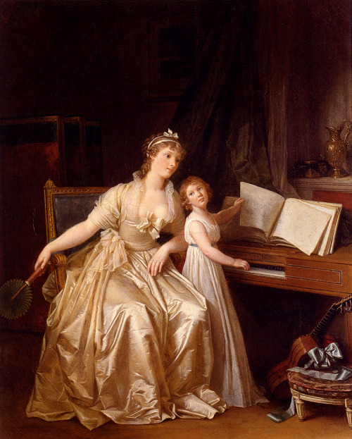 gorgeousgeorgians:The Piano Lesson by Marguerite Gerard