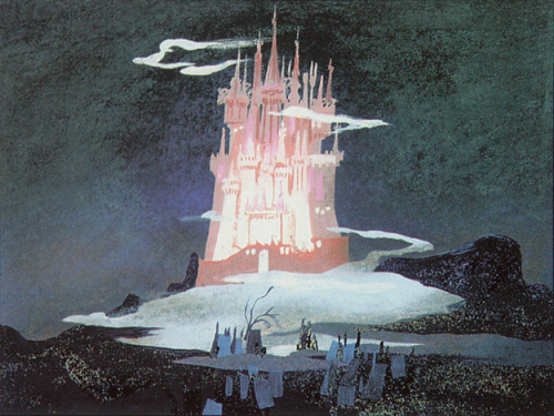 lionmaned:Concept art for Cinderella (1950), by Mary Blair