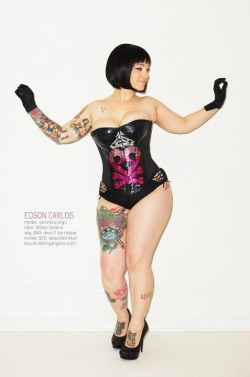 fuckyeahchubbygirls:  model: Veronica Virgophoto: Edson CarlosMUAH: The Pin-Up ParloCorset &amp; Wig: Darling Lingerie  