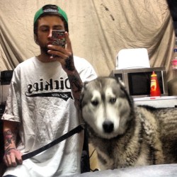 My boy! #husky #malamute #boston #dogsofinstagram #cute  (Taken with Instagram)