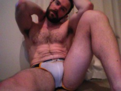 thefoxnz:  posing in jock 