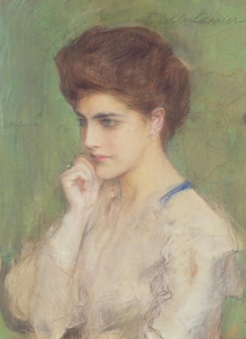 Woman Deep in Thought, Teodor Axentowicz