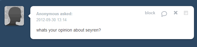 margarethasorin:  He’s a very important person to me  OH MY GOD OH MY GOD OH MY