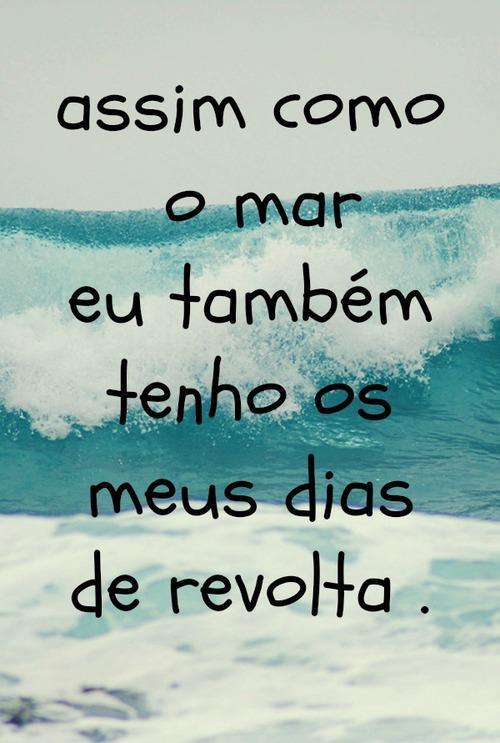 O amor é mar.
