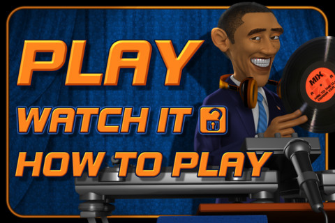 My friend created this new iPhone App, HAIL TO THE DJ, which is part wack-a-mole, part moral support for the president. Check it out! Description: Obama enters the press conference and the podium turns into two turntables for Obama to start spinning,