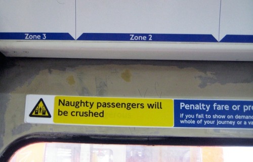 the-absolute-funniest-posts:  heirofpunk: London Underground Shit. The london underground is so snarky.  Follow this blog, you’ll love it on your dashboard!