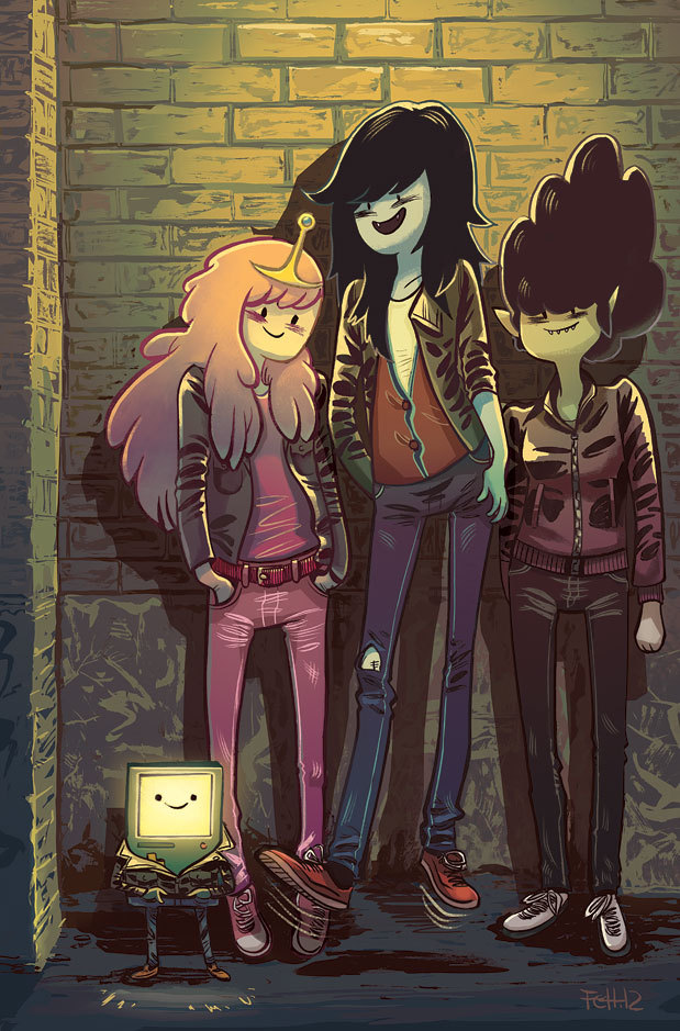 gingerhaze:  faitherinhicks:  Marceline and the Scream Queens cover I did for the