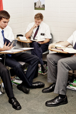 michaeldavidfriberg:  Missionaries in training at the MTC in Provo, Utah. Shot for Stern Magazine, on newsstands now. 