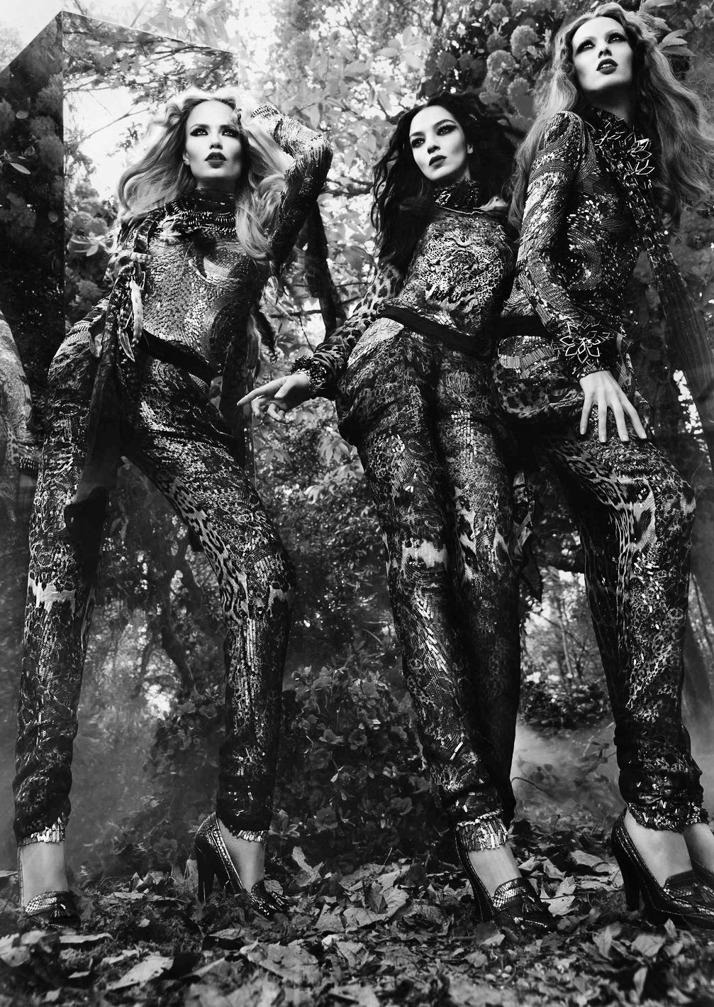 modne:  Natasha Poly, Mariacarla Boscono &amp; Karen Elson by Mert Alas