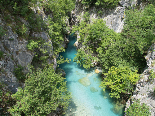 Valbona river gorge near Shoshan village in northern Albania (by ilresi_18).