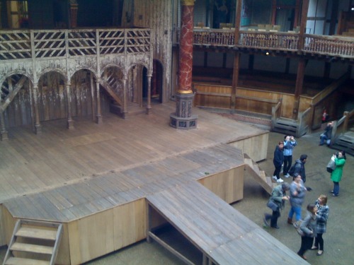 the-scottish-book: Shakespeare’s Globe Theatre The theatre’s magic, isn’t it? You 