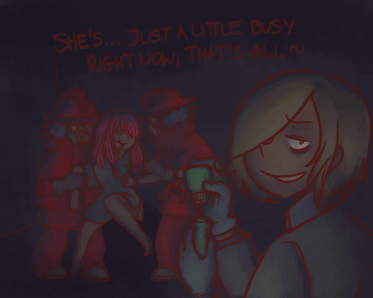 Sure she is.