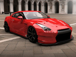 jayvong95:  Nissan GTR modified wide body