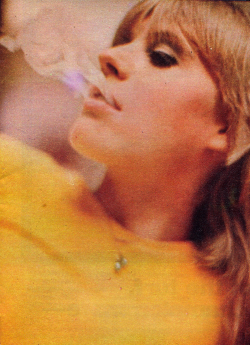 faithfullforever:  Marianne Faithfull portrait from &ldquo;Pix People&rdquo;, ca. 1966 (Photographer unknown/Scanned by Faithfull Forever)