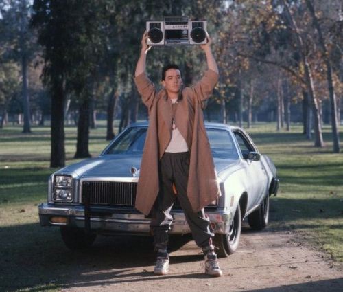 growyourbeauty:  John Cusack holding a boombox in Say Anything (1989)