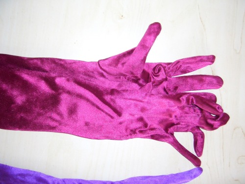 janeyegerton: And finally, my satin gloves which are currently in use. Some of these look so worn-out!