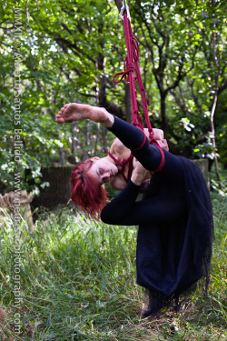 heuristicphotography:  Forest Fire – Skinnyredhead On the photo: Skinnyredhead Photo/Rope/Light/Edit: Alberto Santos Bellido © 2012 Alberto Santos Bellidohttp://www.heuristicphotography.com/ 