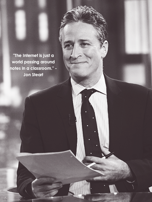 hewhoisknownasiam:  Because, goddamnit, Jon Stewart is the voice of this generation.