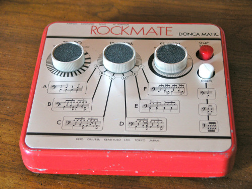 magictransistor:  Rockmate drum machine. 1966.