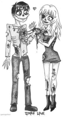 gorgeouslygeeky:  Zombie Love (via Insano)