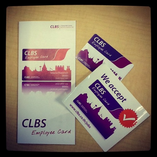 Be a #CLBS employee and get great discounts all over #Chiang Mai with the CLBS Employee Card